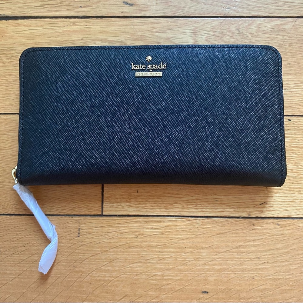 Kate Spade black Cameron street Lacey wallet